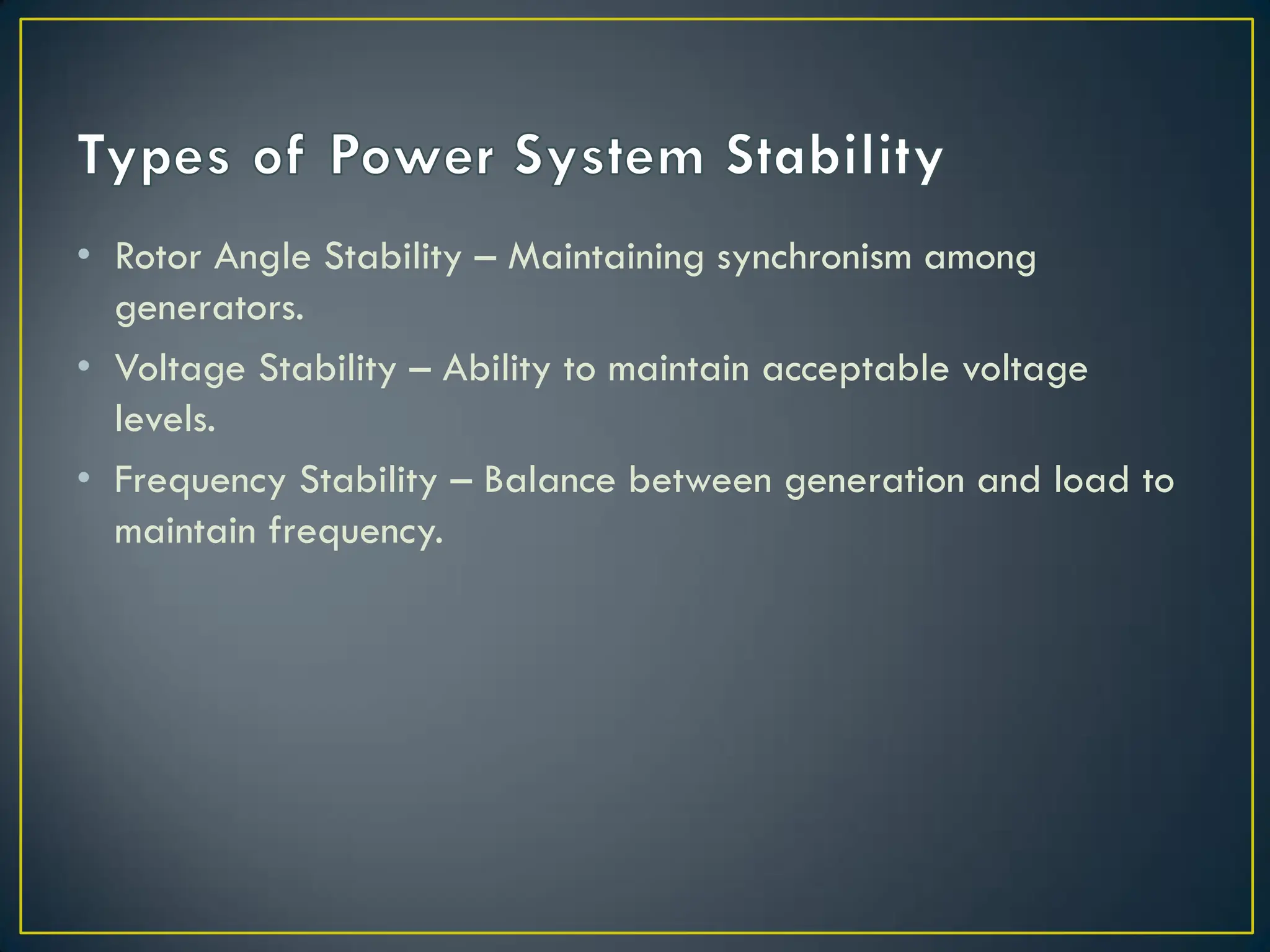 Introduction to Power System StabilityPS | PDF