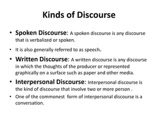 Introductiontopragmaticsanddiscourse 160828144616 | PPTX