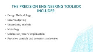 Introduction to Precision Engineering | PPTX