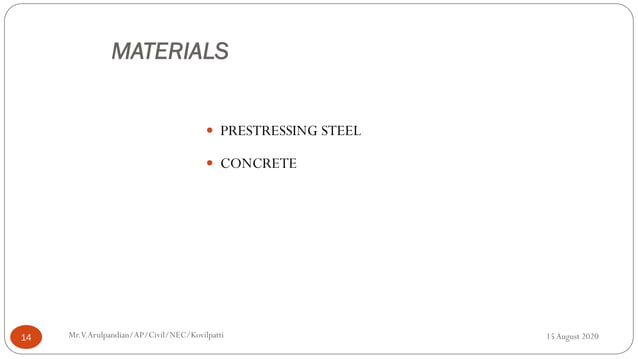 Introduction to prestressed concrete | PDF