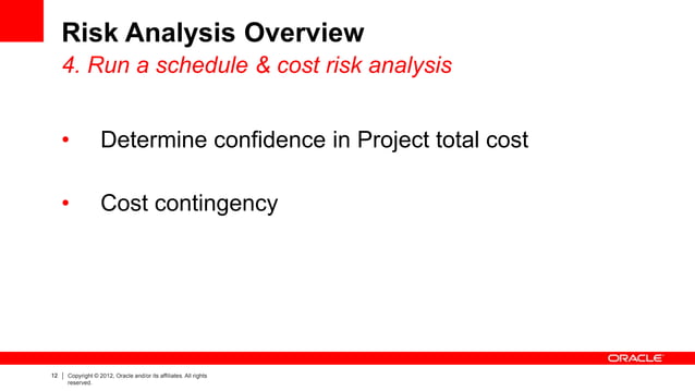 Introduction to primavera risk analysis ppt | PDF | Business | Business ...