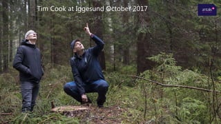 Tim Cook at Iggesund October 2017
 