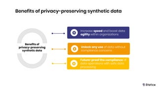 Introduction to privacy preserving synthetic data | PDF