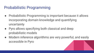 Introduction to probabilistic programming with pyro | PDF