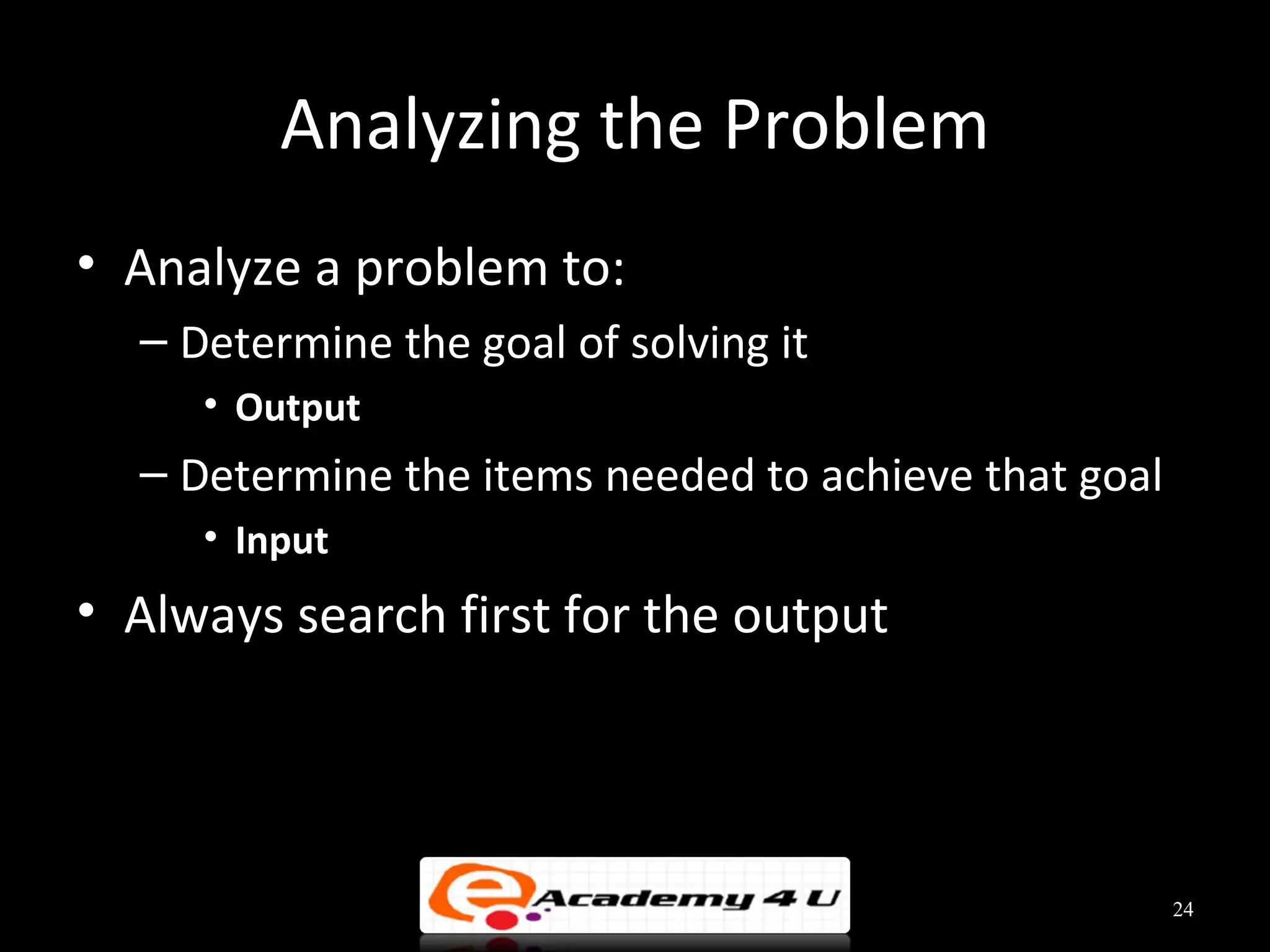 Introduction to problem solving in c++ | PPT
