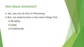Introduction to Processing | PPTX