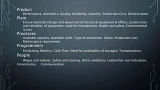 Production Excellence Introduction Introduction to production management | PPTX