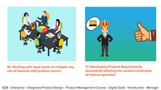 B2B - Enterprise - Integrated Product Design - Product Management Course - Digital SaaS - Introduction - Manager
16. Worki...