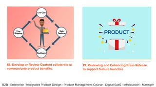B2B - Enterprise - Integrated Product Design - Product Management Course - Digital SaaS - Introduction - Manager
18. Devel...
