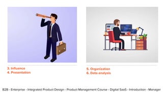 B2B - Enterprise - Integrated Product Design - Product Management Course - Digital SaaS - Introduction - Manager
3. Inﬂuen...