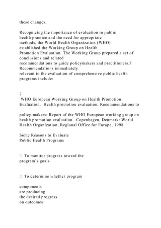 Introduction to Program Evaluation for Public Health.docx