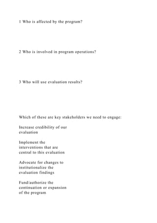Program Evaluation Introduction Example Introduction to Program Evaluation for Public Health.docx