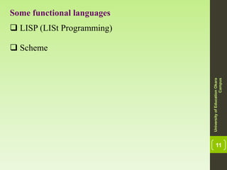 Introduction to programing languages part 2 | PPT