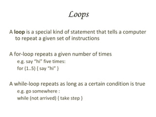 Introduction To Programming | PPT