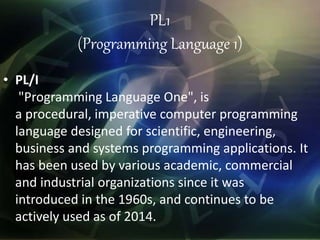 Introduction to programming