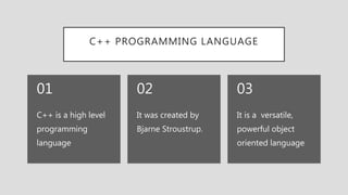 Introduction to programming | PPT