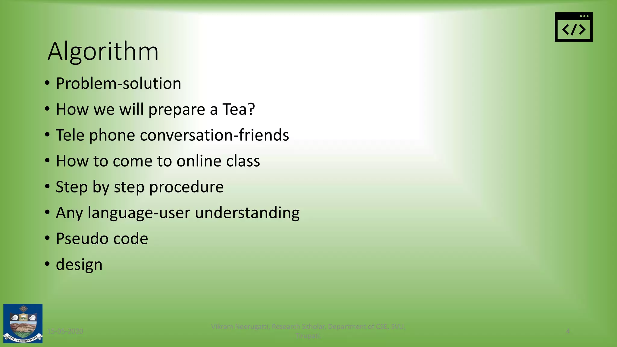 Introduction to programming | PPT | Free Download