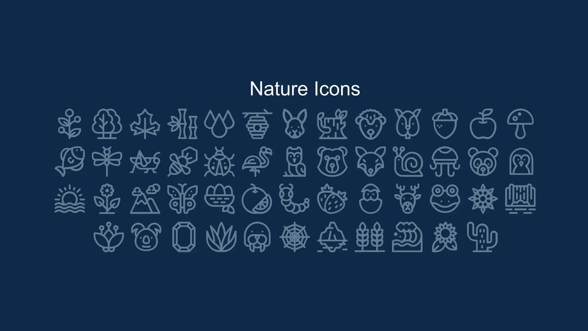 Nature Icons
 