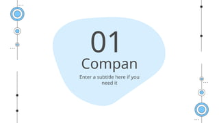 Compan
01
Enter a subtitle here if you
need it
 