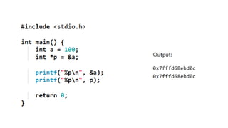 Comprehensive Guide to Pointers and Arrays in C Programming Language | PPTX