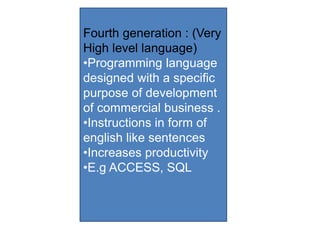 Introduction to programming concepts | PPTX | Programming Languages ...