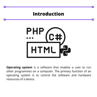 Introduction to programming language and operating system | PDF ...