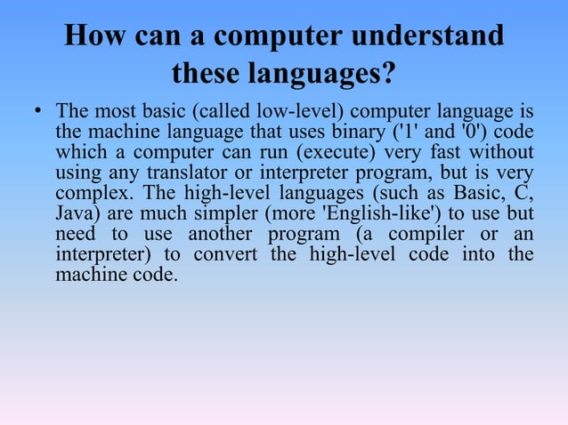 Introduction to programming languages | PPTX | Programming Languages ...