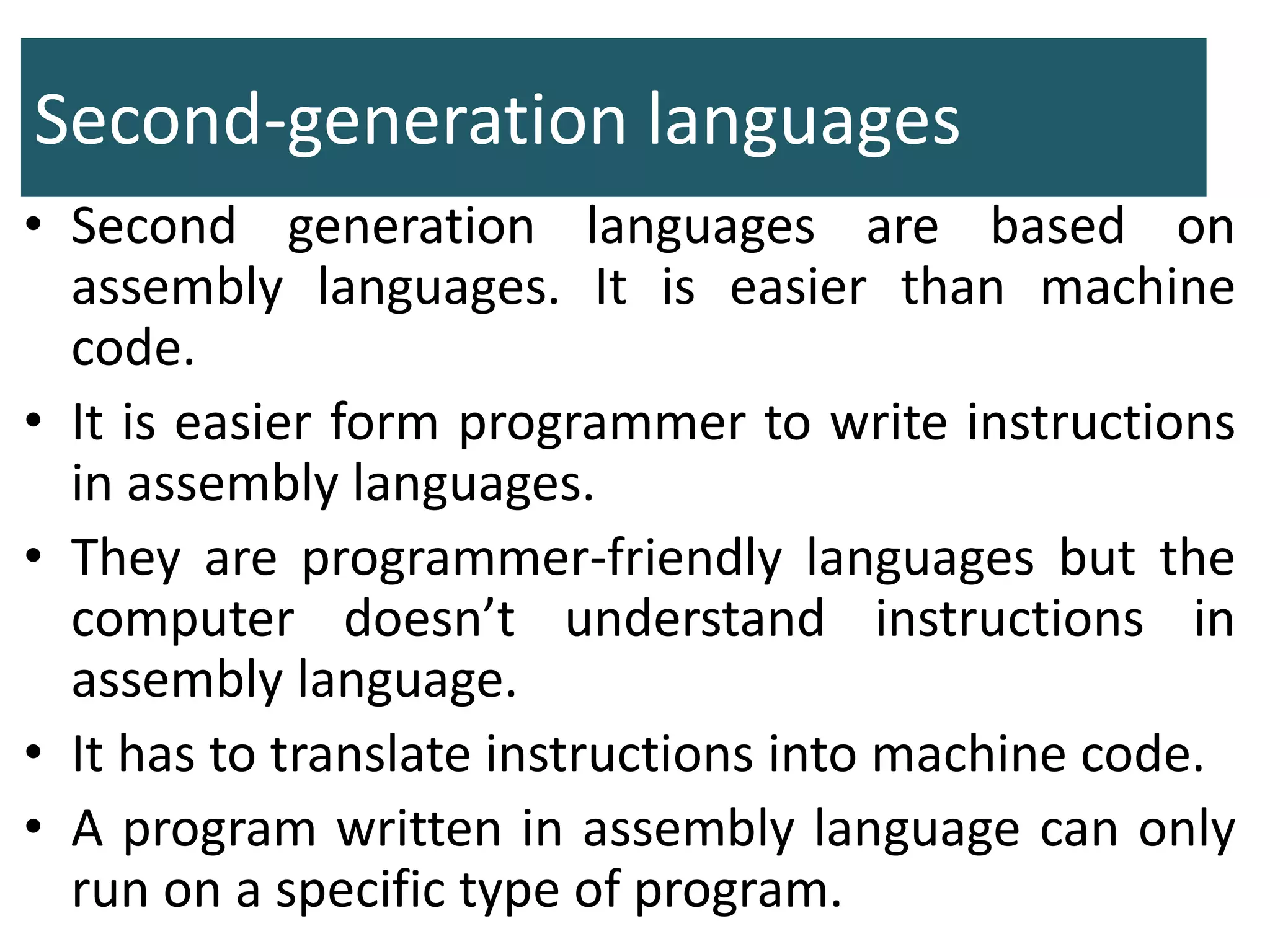 Introduction to programming languages | PPT