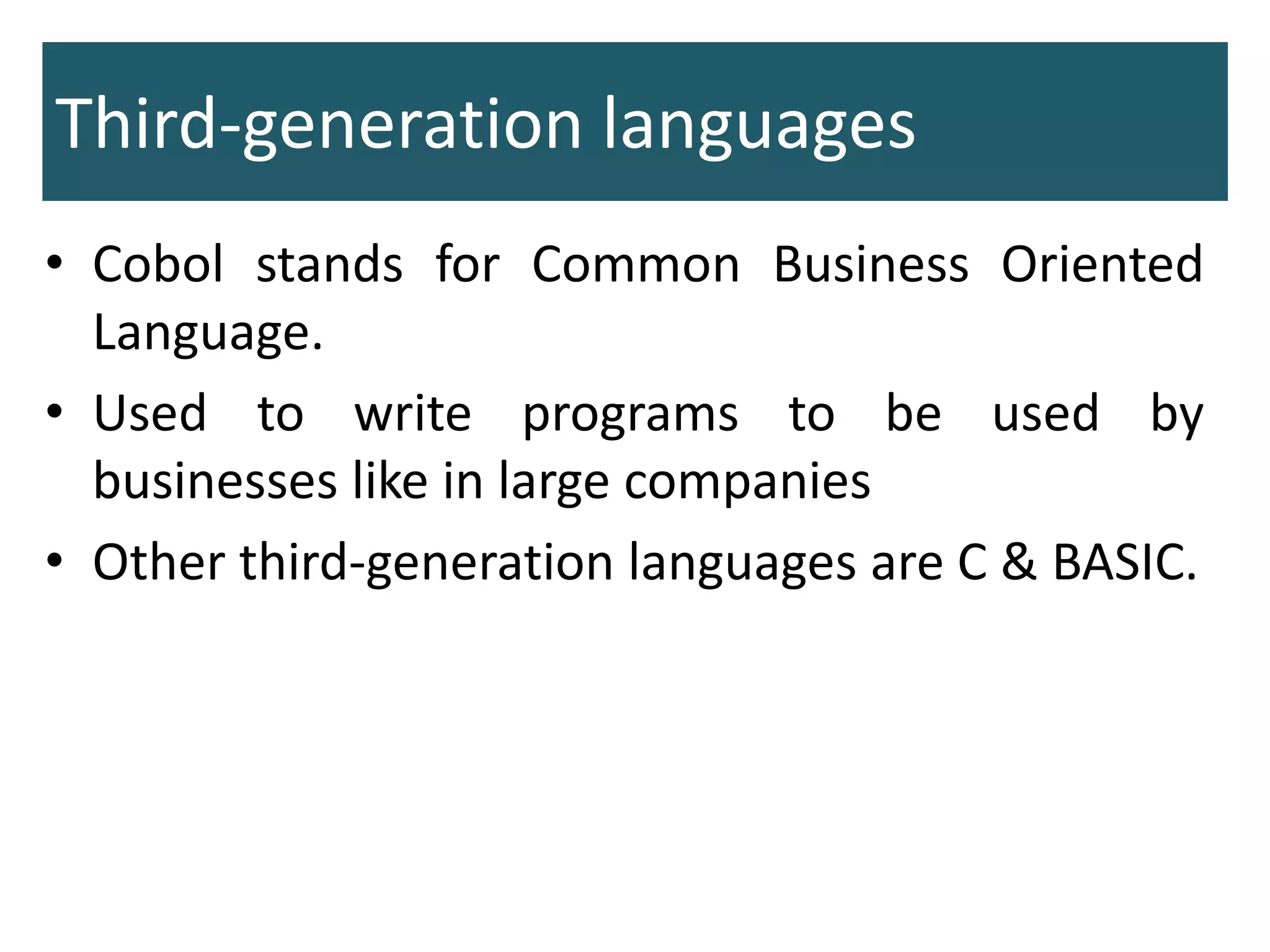 Introduction to programming languages | PPTX