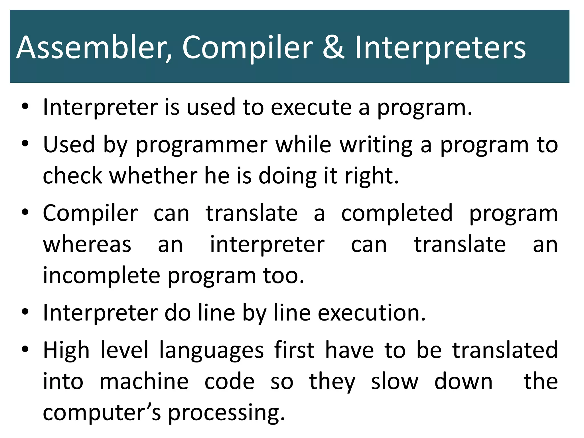 Introduction to programming languages | PPT