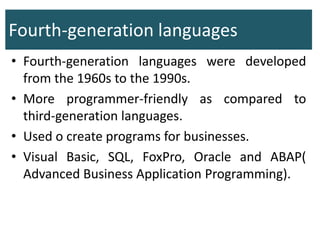 Introduction to programming languages | PPT