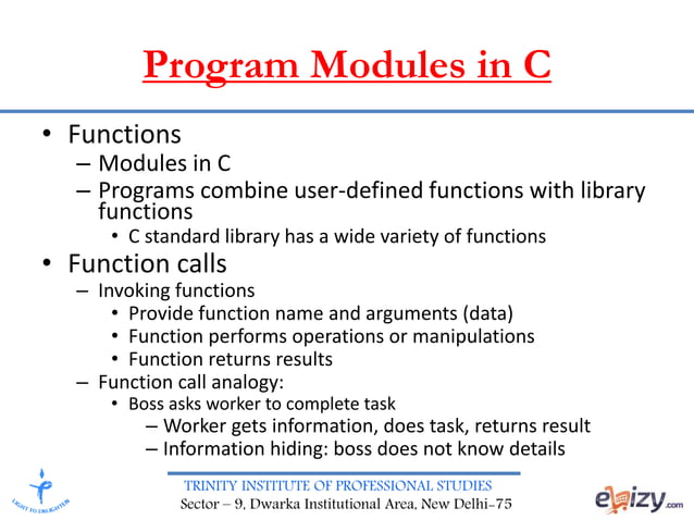 Introduction to programming language using c | PPT