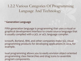 Introduction to programming principles languages | PPT