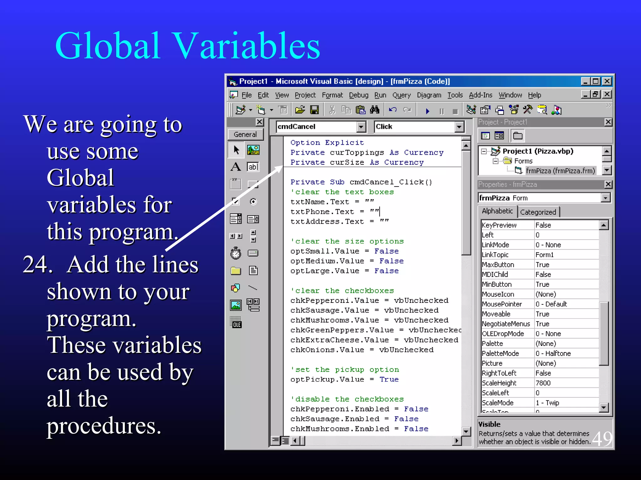 Introduction to programming using Visual Basic 6 | PPT