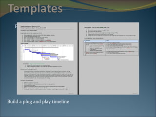 Updates Build a plug and play timeline 