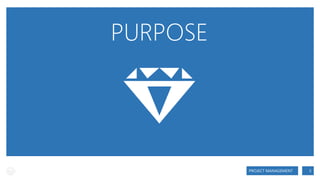 PURPOSE

PROJECT MANAGEMENT

5

 