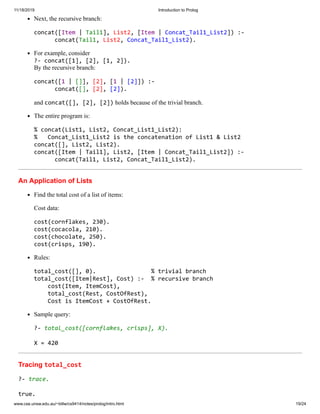 Introduction to prolog | PDF