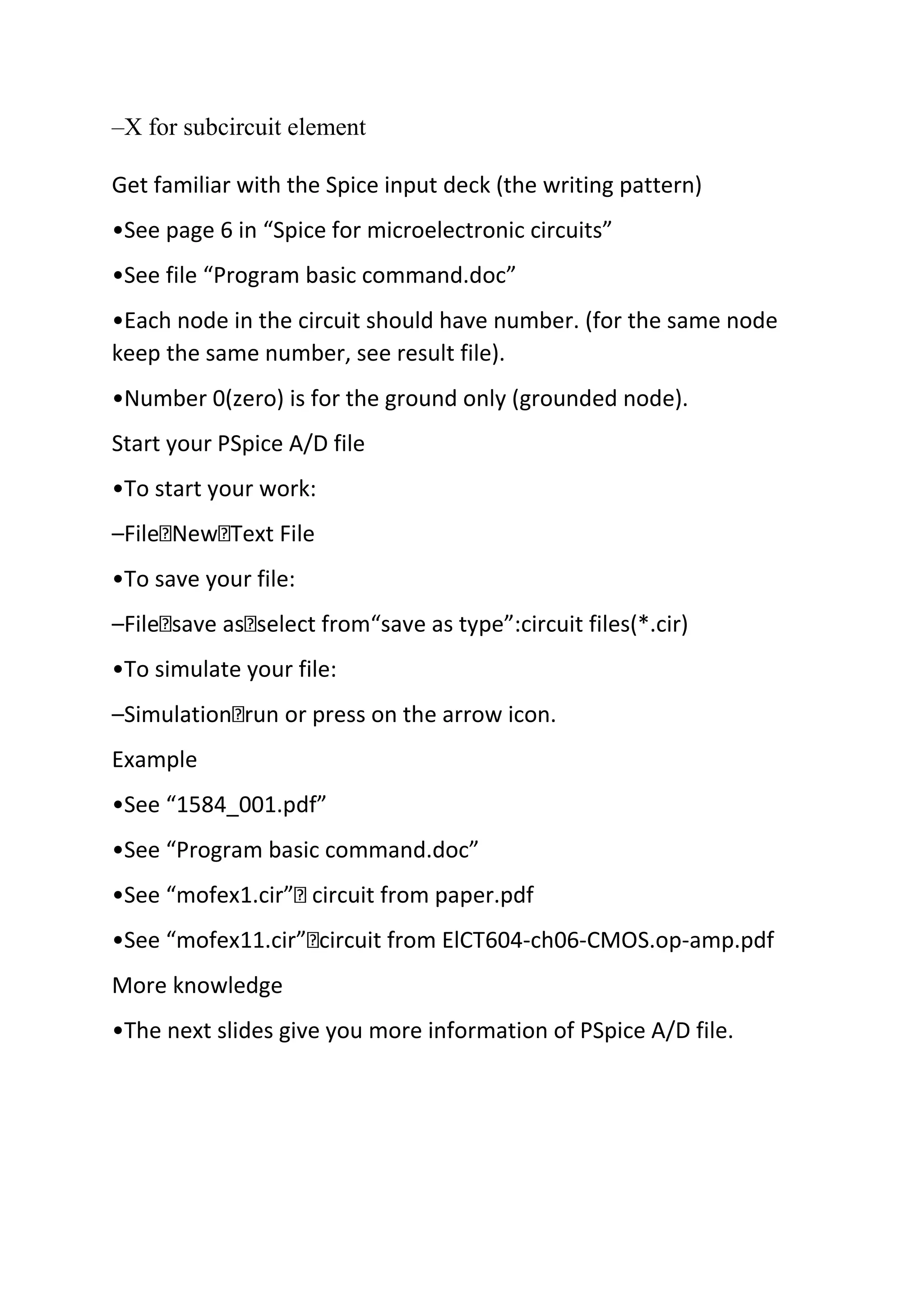 Introduction to pspice a_d | PDF