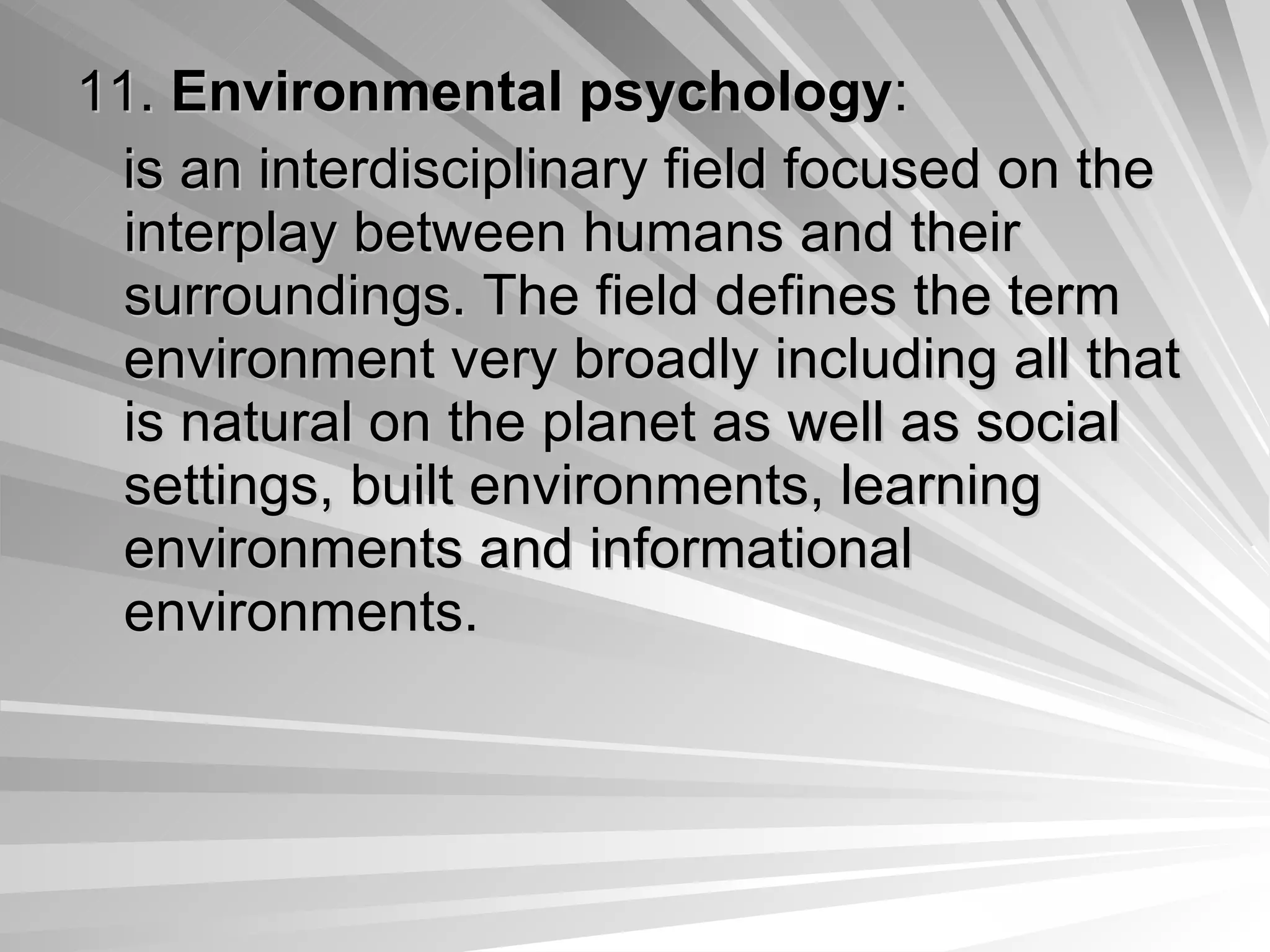 Introduction to psychology | PPT