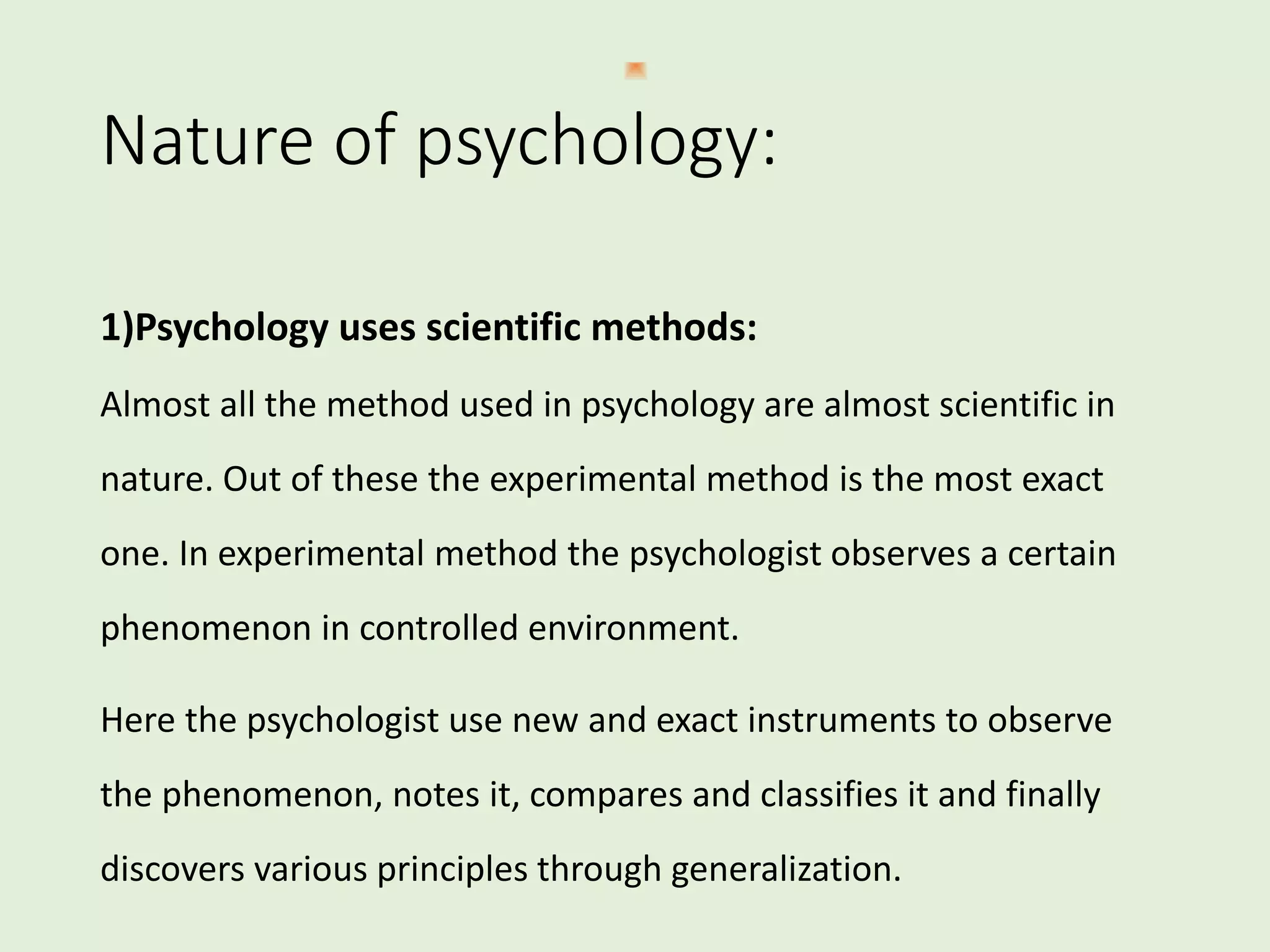 Introduction and method of psychology | PDF