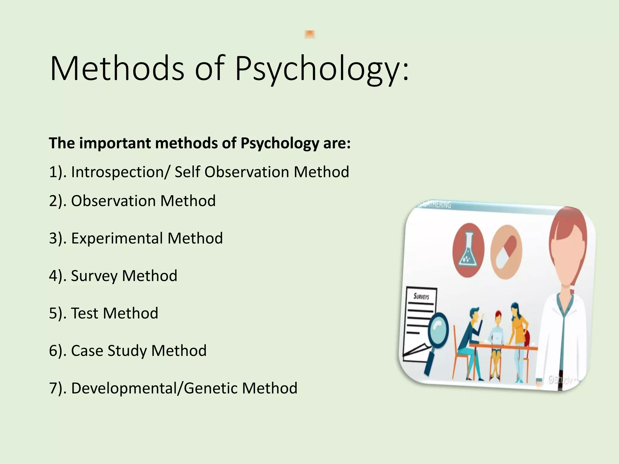 Introduction and method of psychology PDF