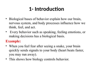 Understanding the Biological Bases of Behavior in Psychology: Neurons ...
