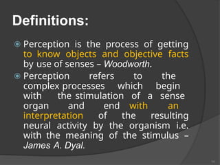 Perception Introduction Comprehensive Introduction to Sensation, Perception, and Gestalt ...