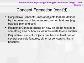 Introduction to psychology ch 8 | PPT