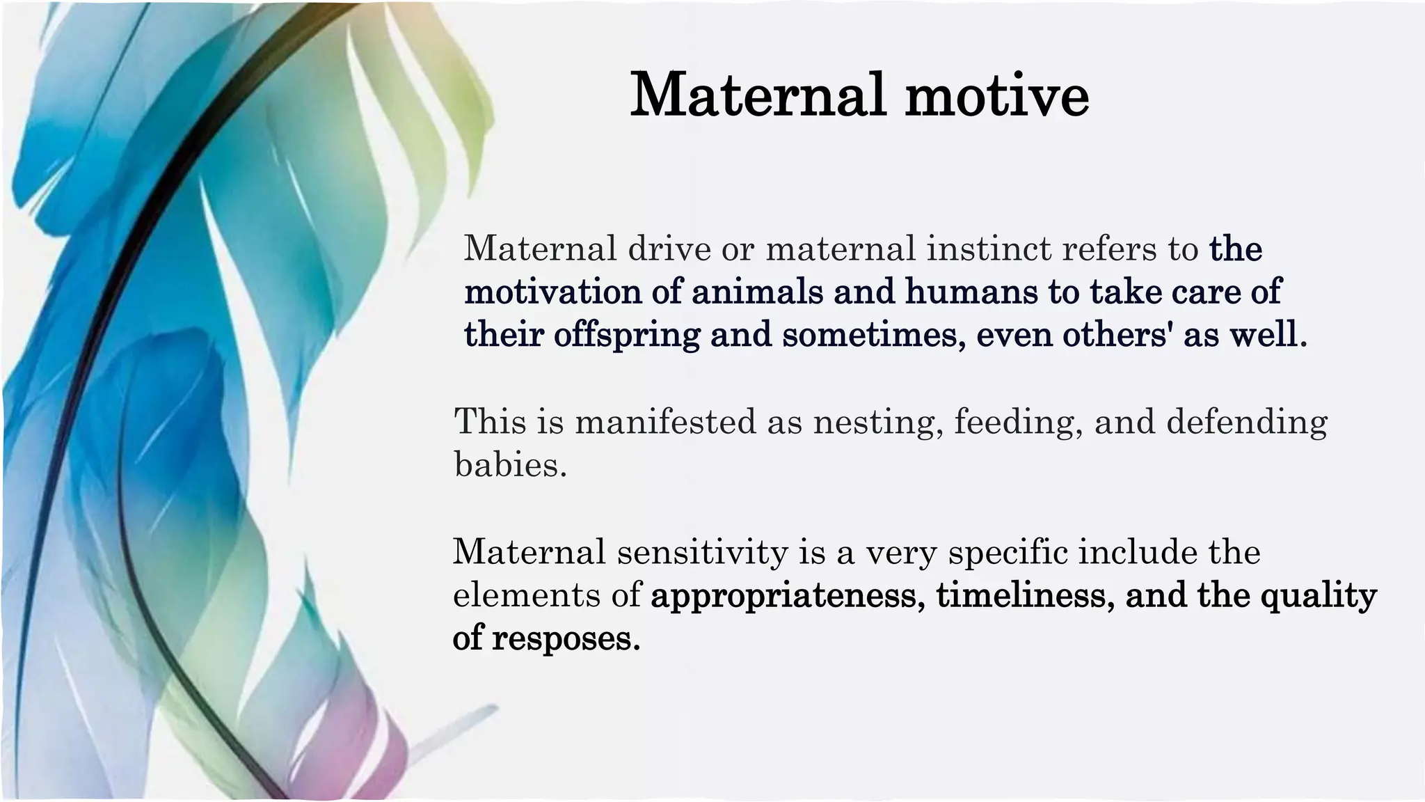 Physiological and psychological motivation | PPT