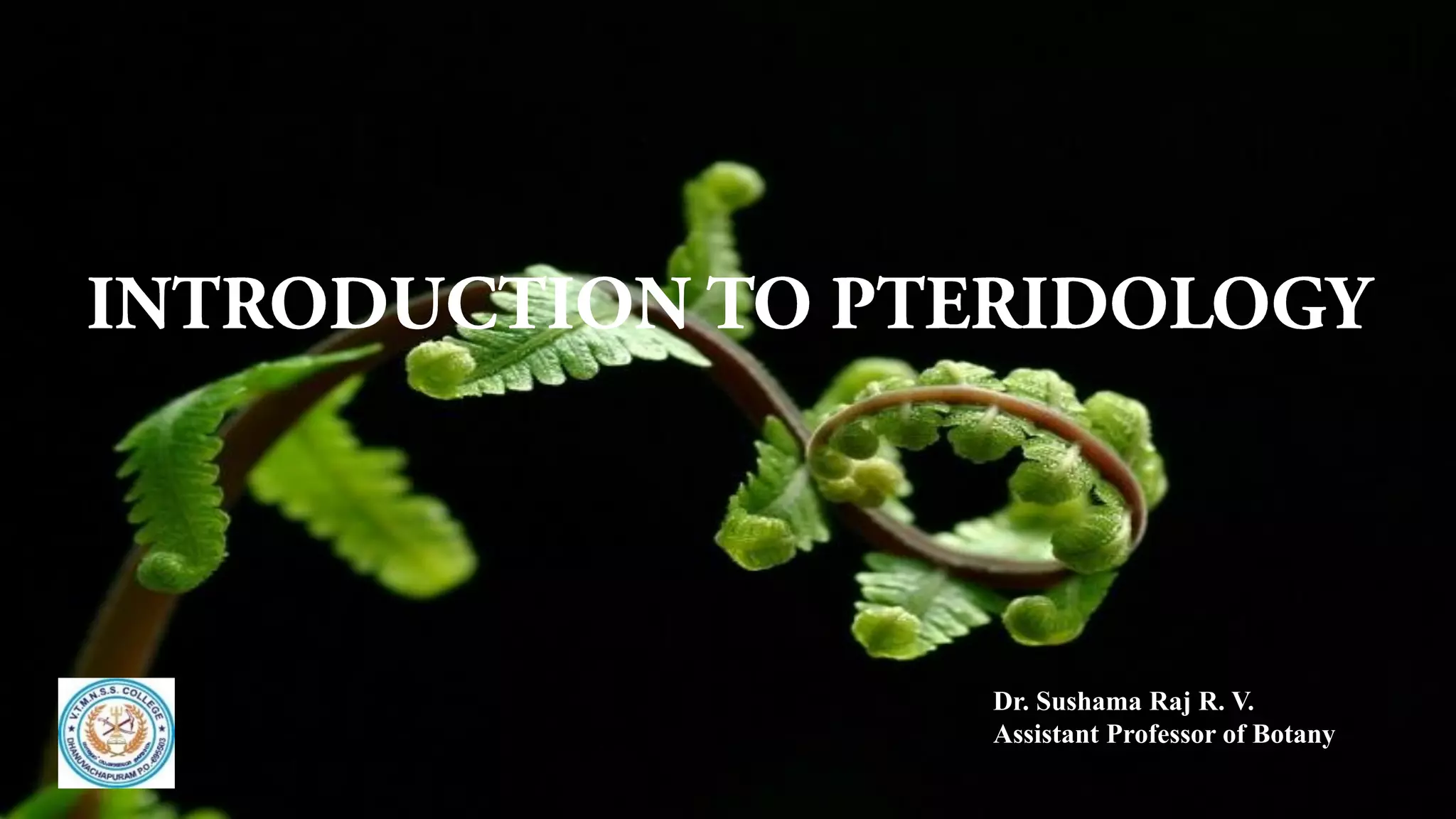 Introduction to pteridology | PDF