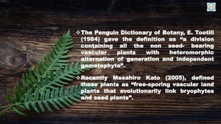 Introduction to pteridology | PDF
