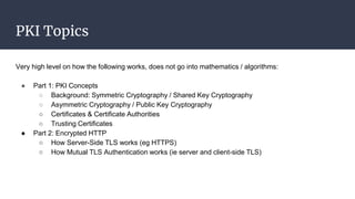 Introduction to Public Key Infrastructure | PPTX