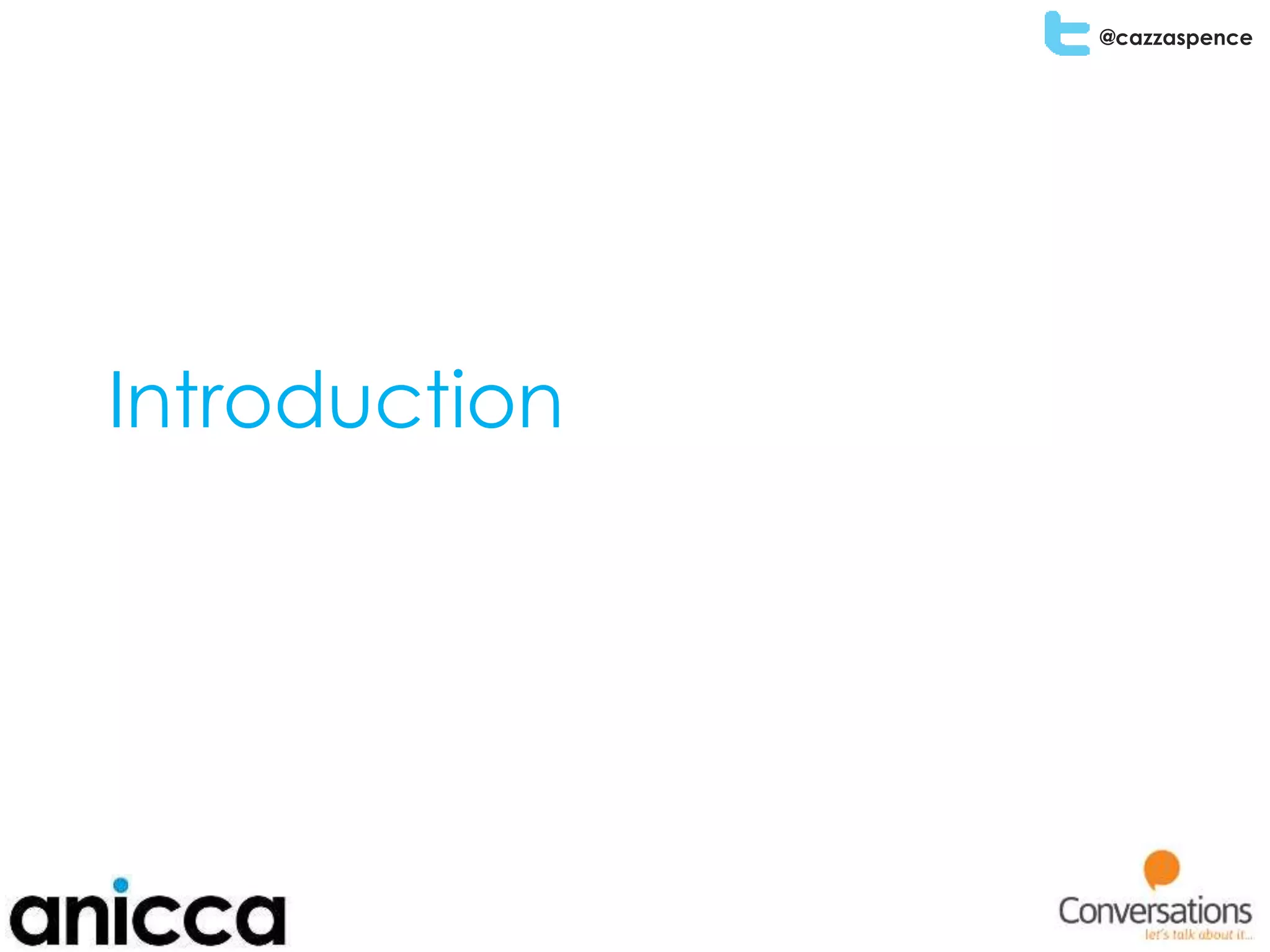 @cazzaspence
Introduction
 