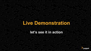 Live Demonstration
let’s see it in action
 